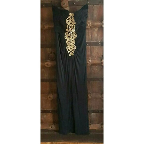 Vintage Creeds maxi tube fitted dress gown 10 - Picture 2 of 11